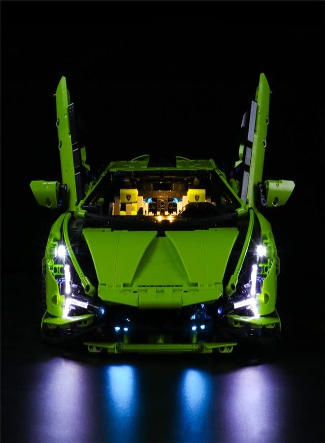 GEAMENT LED Lighting Kit Compatible with Lego Lamborghini Sian (Sián) FKP 37 - for Technic 42115 Race Car Model (Model Set Not Included) - Image 1